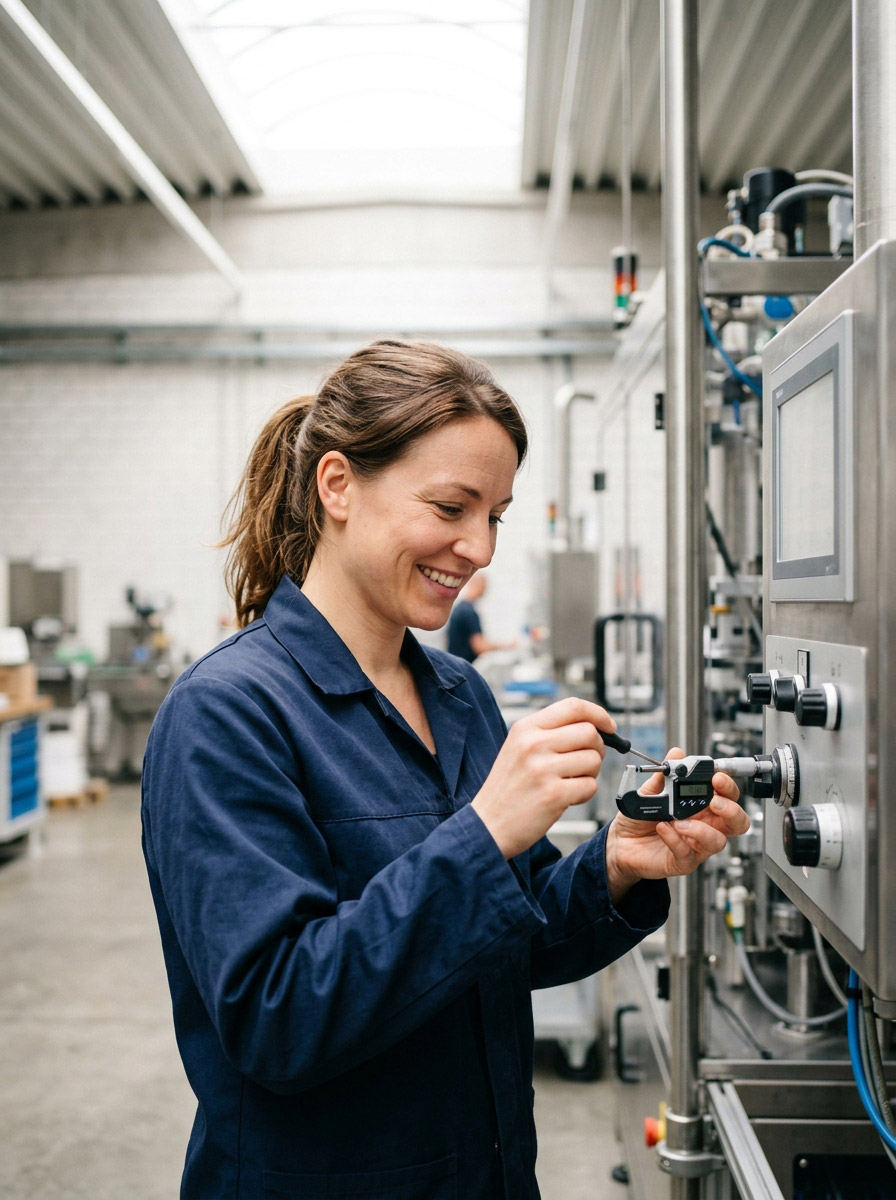 Facharbeiter in der Produktion