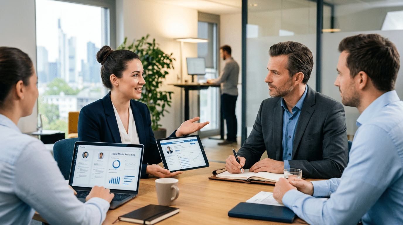 Social Recruiting Experten Vergleich Darstellung