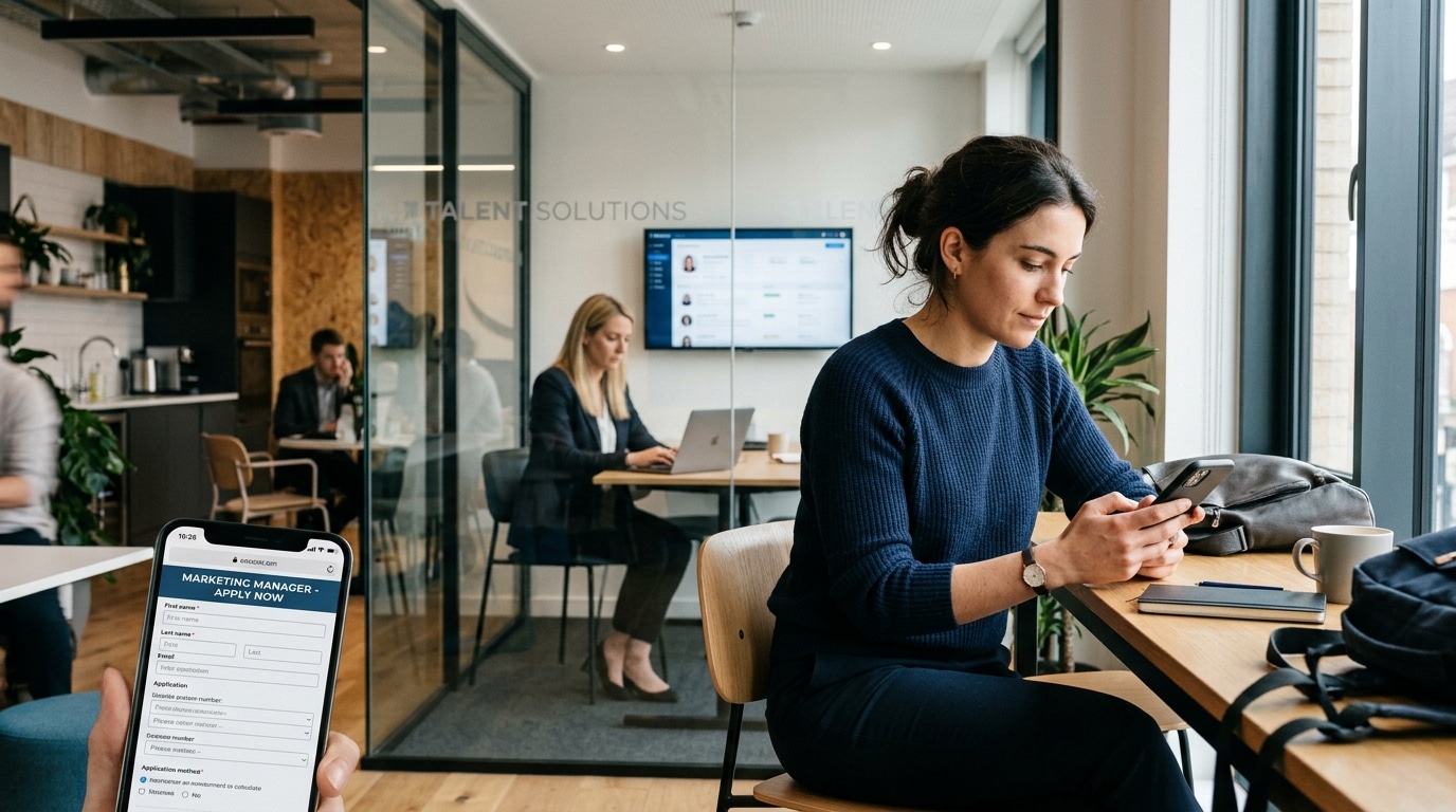 muss Bewerbungsprozess optimiert Marketing Strategie Visualisierung