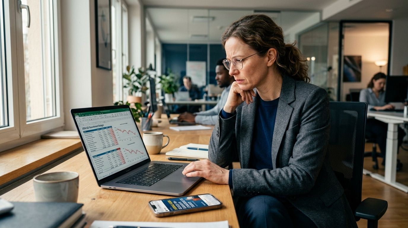 Welche versteckten Kosten Budget Darstellung